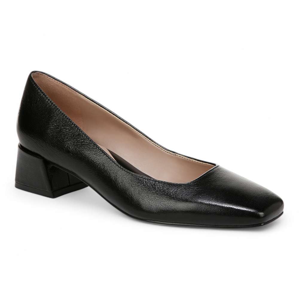 Jayla Pump - Black Leather
