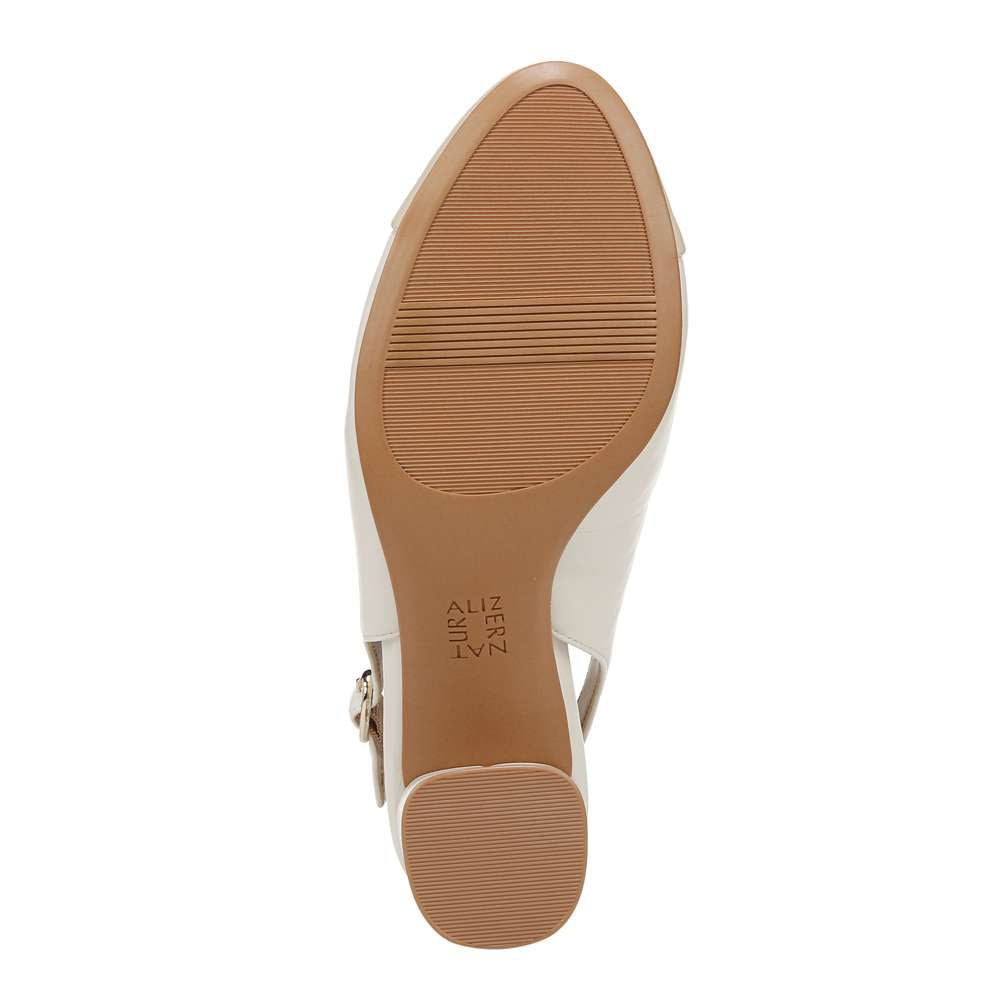 Sophie Slingback Pump - Warm White/Porcelain