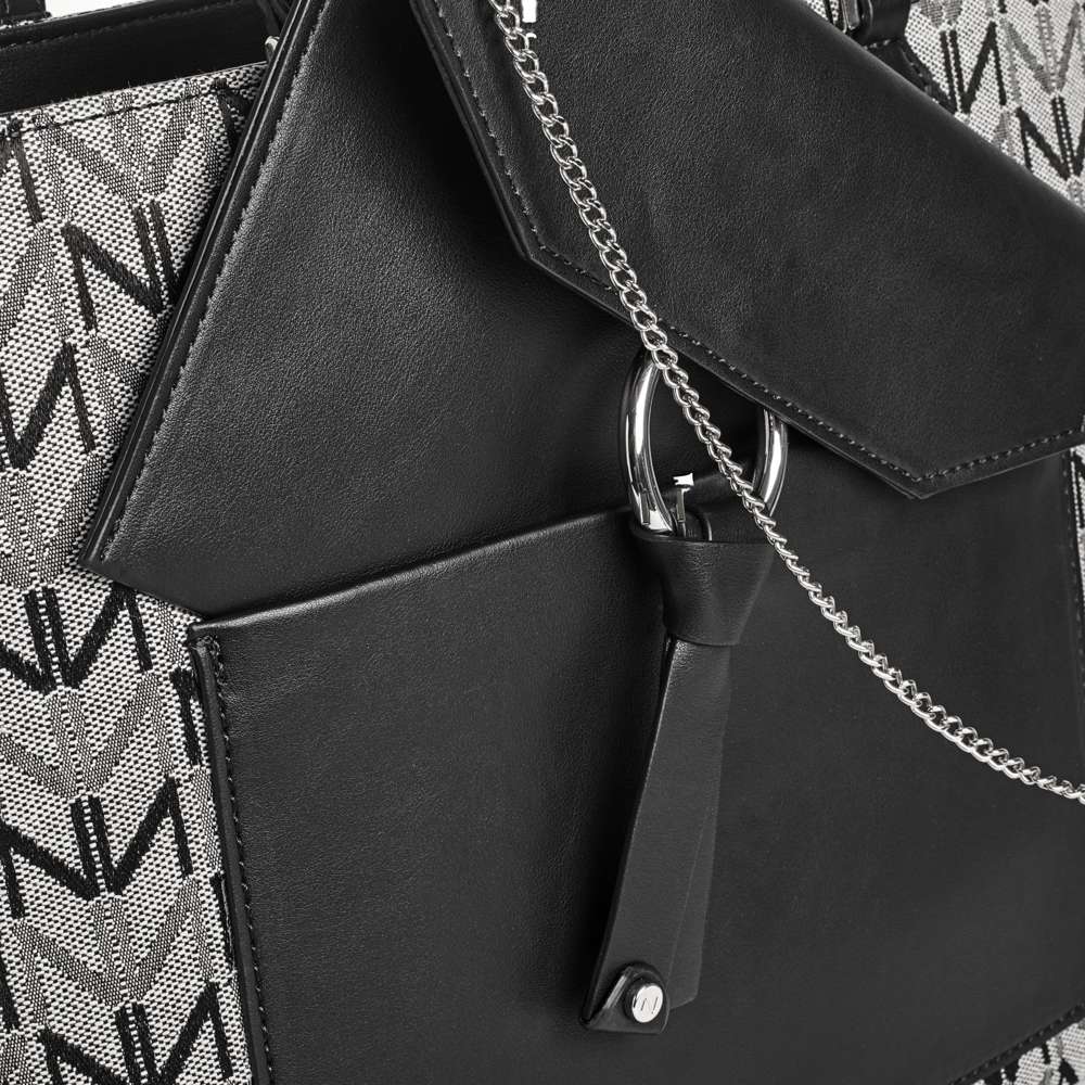 Dylana 2 Tote Bag - Black/White