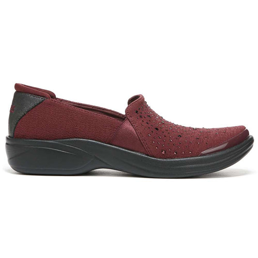 Poppyseed Slip-On - Windsor Red Rhinestone