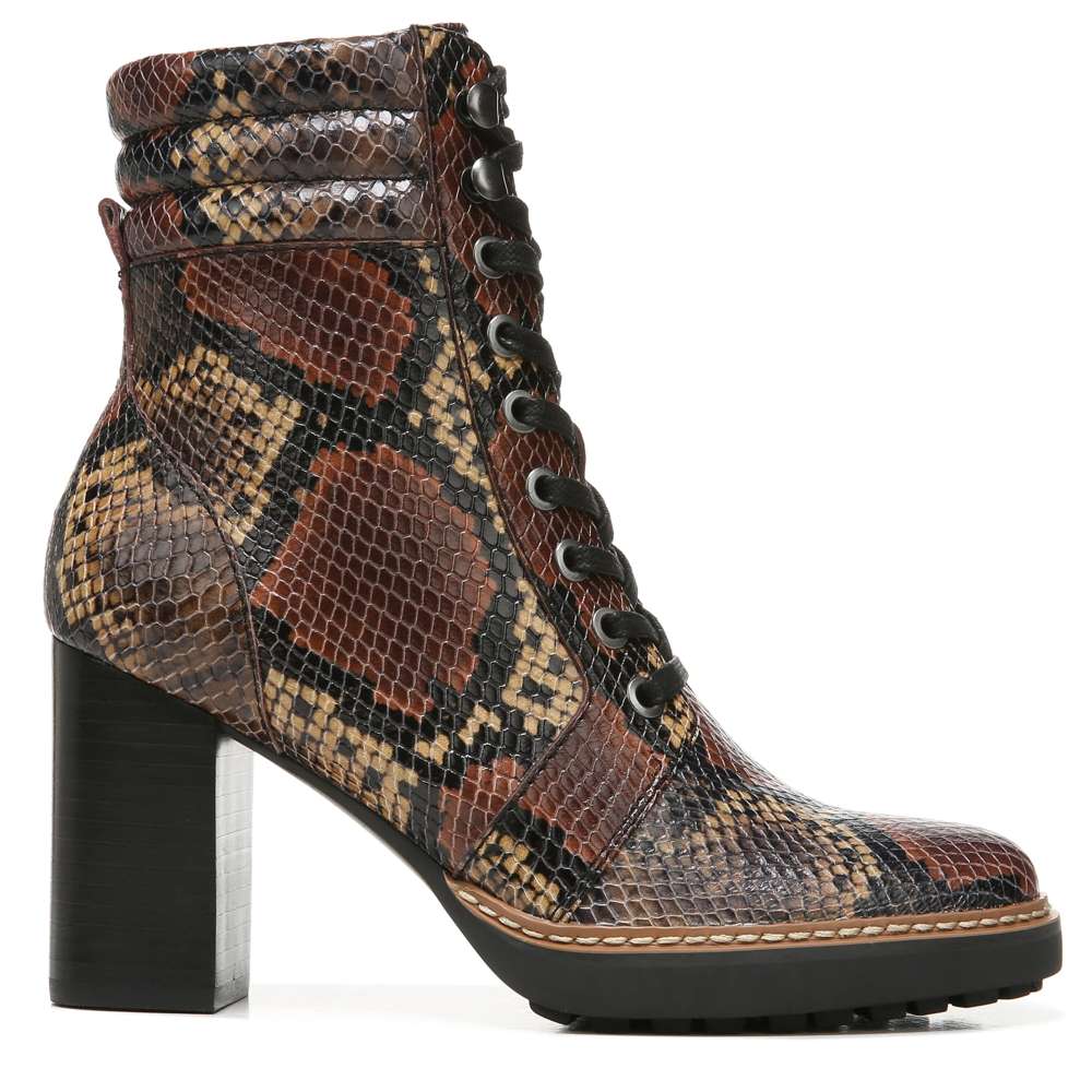 Callie Bootie - Tan Snake