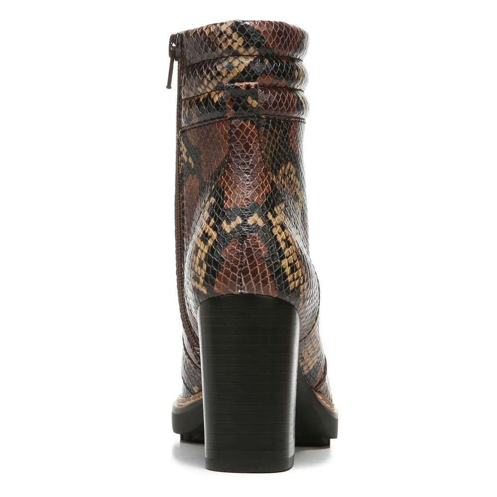 Callie Bootie - Tan Snake