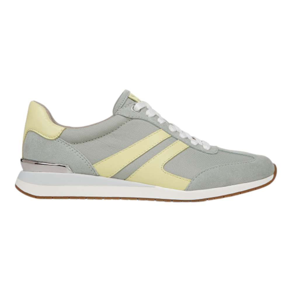 Lorena Lace Up Sneaker - Pistachio Fabric & Suede