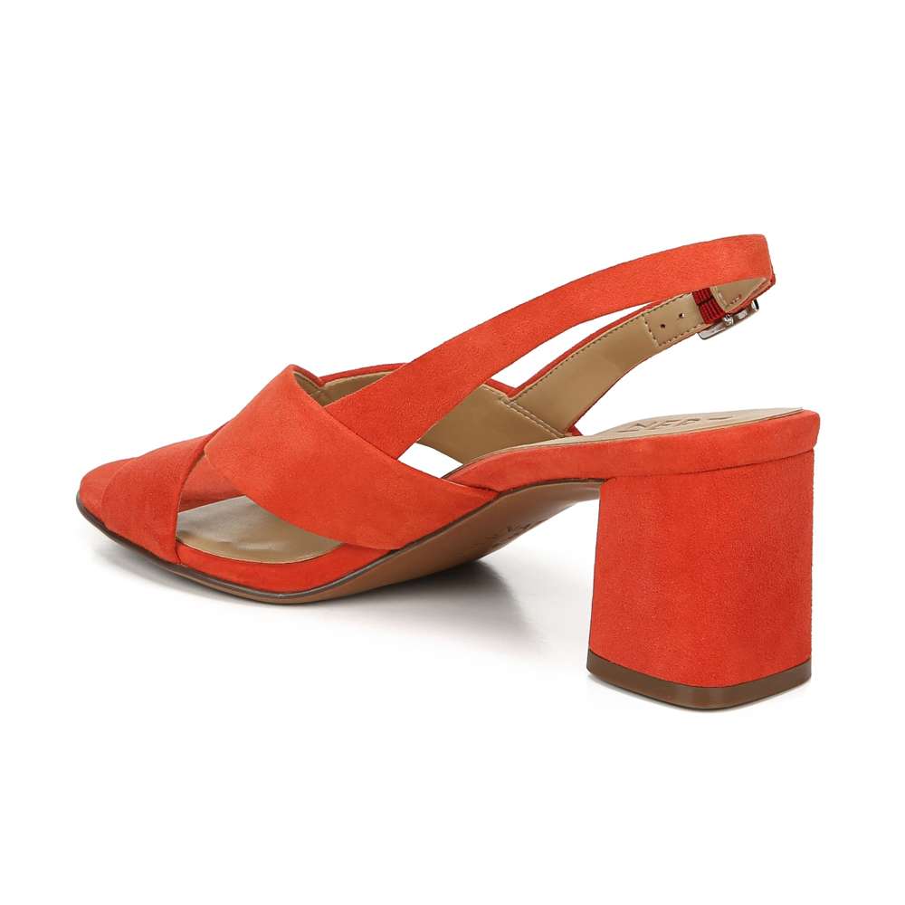 Azalea Block Heel - Mango Spice