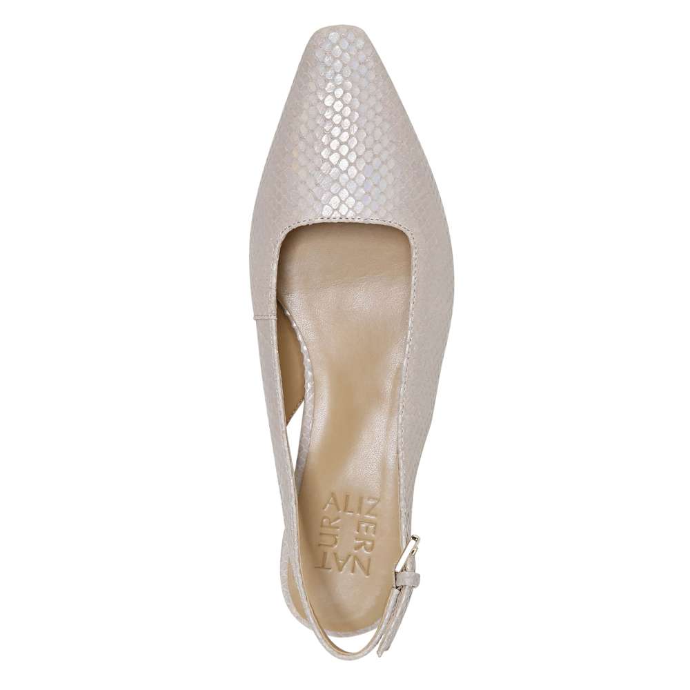 Lesley Dress Flat - Porcelain