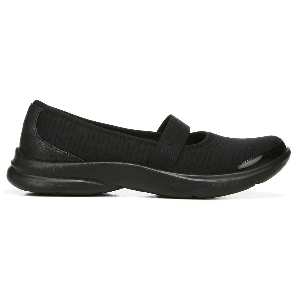 Jupiter Slip-On - Black Fabric