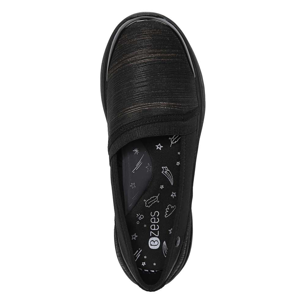 Lollipop Slip-On Casual Sneaker - Black/Gold