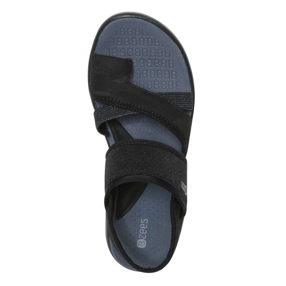 Call Me Sandal - Black Fabric
