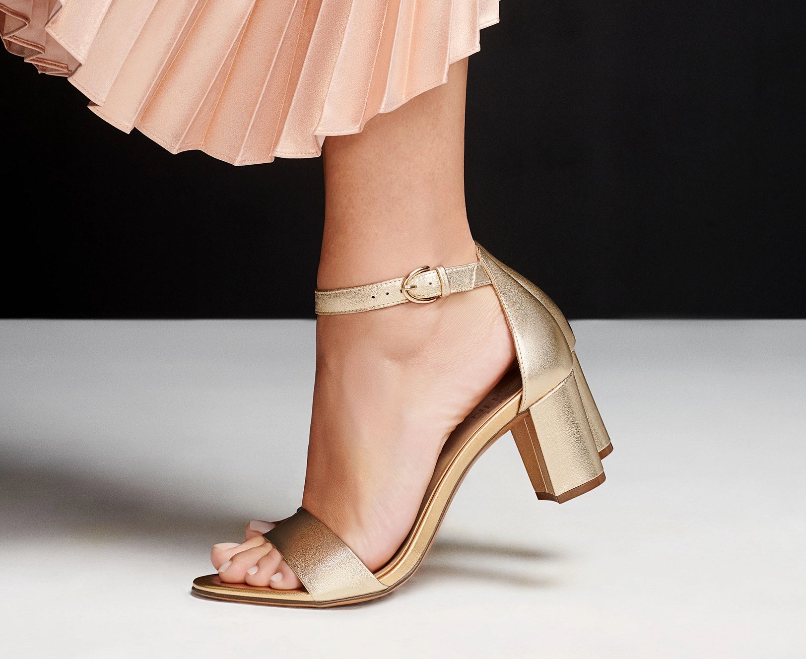 Vera Dress Sandal - Dark Gold Leather
